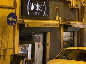 Entrance at Jardim das Cerejas - Chiado in Lisbon