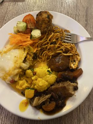 The lasagna was fenomenal.   at Jardim das Cerejas - Chiado in Lisbon