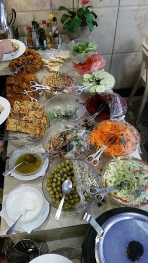 buffet froid  at Jardim das Cerejas - Chiado in Lisbon