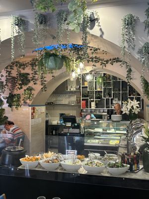 Buffet corner   at Jardim das Cerejas - Chiado in Lisbon