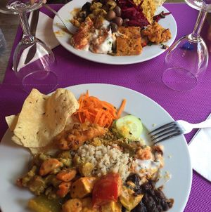 one of many plates we had  at Jardim das Cerejas - Chiado in Lisbon