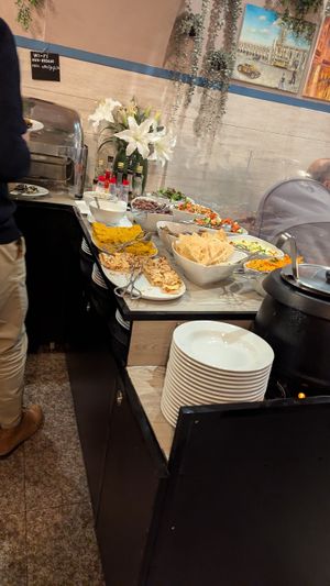 Soup and cold items at Jardim das Cerejas - Chiado in Lisbon