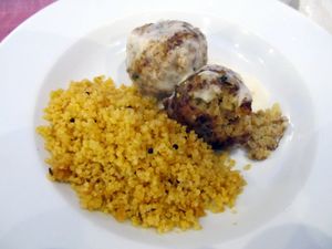 Tasty almóndegas! at Jardim das Cerejas - Chiado in Lisbon