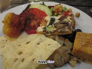 Round 1 of the marvelous buffet. at Jardim das Cerejas - Chiado in Lisbon