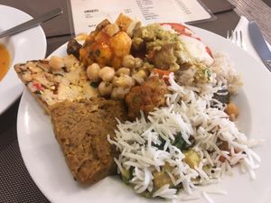 My plate :) at Jardim das Cerejas - Chiado in Lisbon