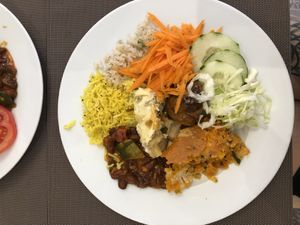 little bit of everything : ) at Jardim das Cerejas - Chiado in Lisbon