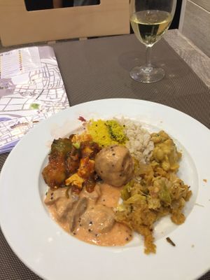 Vegan meat ball ;-) at Jardim das Cerejas - Chiado in Lisbon