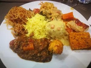 Lunch buffet at Jardim das Cerejas - Chiado in Lisbon