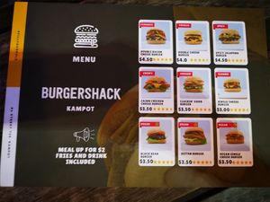  at Burgershack in Kampot