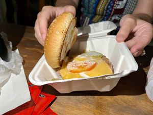Cheeseburger   at Burgershack in Kampot