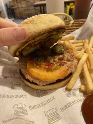   at Burgershack in Kampot