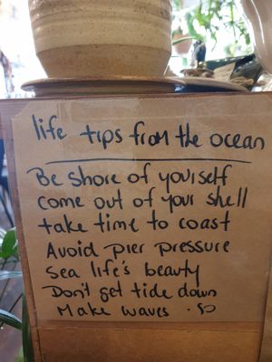 Mantras all over the shop at Rafter & Rose in Ipswich