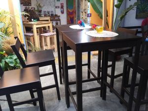 Seating at Verde Vegano  in Oaxaca