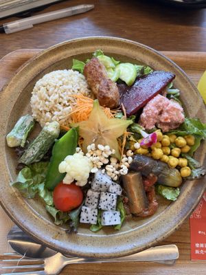   at Rakuen Cafe in Naha