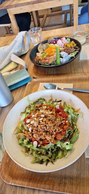 Taco rice at Rakuen Cafe in Naha