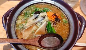 信州味噌蔵ラーメン at Takesan Ramen - Obuse in Nagano
