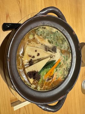 Vegan ramenn  at Takesan Ramen - Obuse in Nagano