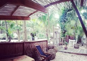 Beautiful door at Vespertina in Tulum