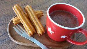 Chocolate at Churros Chilin-no-suzu in Yomitan