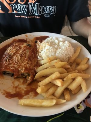 Vegetarian option  at Pimenta de Cheiro in Sao Paulo