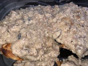 Biscuits and Gravy at Palm Greens Cafe in Palm Springs