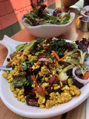 Root veggie hash  at Palm Greens Cafe in Palm Springs