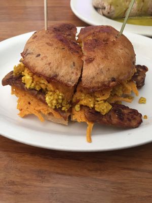 Breakfast Sandwich  at Palm Greens Cafe in Palm Springs