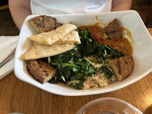 Curry bowl (?)  at Palm Greens Cafe in Palm Springs