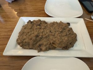 Biscuits and gravyy  at Palm Greens Cafe in Palm Springs