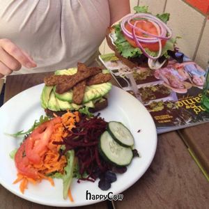 vegan BLT at Palm Greens Cafe in Palm Springs