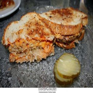 Vegan Tempeh Reuben sandwich (with vegan cheese) at Palm Greens Cafe in Palm Springs