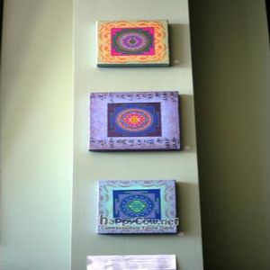 Wall decorations at Palm Greens Cafe in Palm Springs