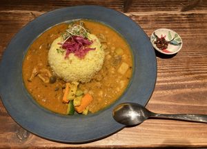 パルミラカレーと旬の野菜カレー  at Spice Curry Palmyra in Okinawa