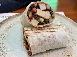 Hummie wrap, 255 baht  at Easy Health in Pattaya