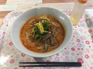 Vegan ramen  at Orange Shokudou オレンジ食堂 in Okinawa