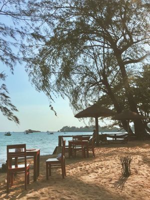 Outside area at Bamboo Cottages in Phu Quoc