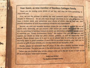 Their story at Bamboo Cottages in Phu Quoc