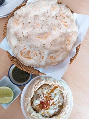 Hummus,Babaganush & Pita bread - VEGAN at Sababa in Chiang Mai
