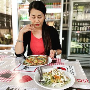 Vegan Pizza at Sababa in Chiang Mai