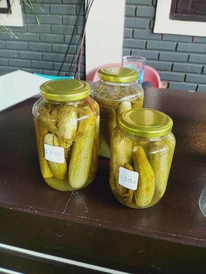 Pickles & chickpeas at Sababa in Chiang Mai