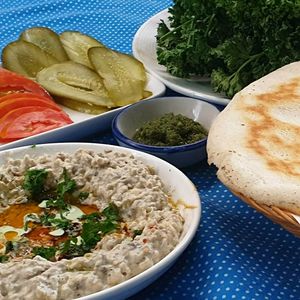 Babaganush at Sababa in Chiang Mai