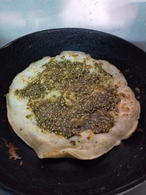 Pita with olive oil and zaatar.
By #chefjeab #LifeIsSababa at #SababaCM at Sababa in Chiang Mai