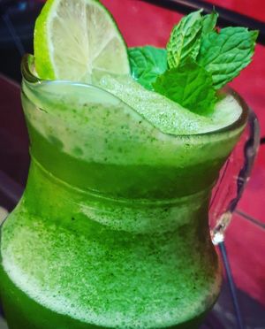 #limonana mint & lemon refreshing drink.
By #chefjeab at #sababacm at Sababa in Chiang Mai