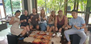 fall in love with them. #chefjeab #lifeissababa #sababacm #hummuscm #falafelcm #falafesit at Sababa in Chiang Mai