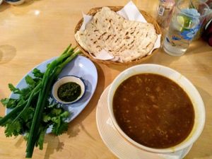 Bean soup at Sababa in Chiang Mai