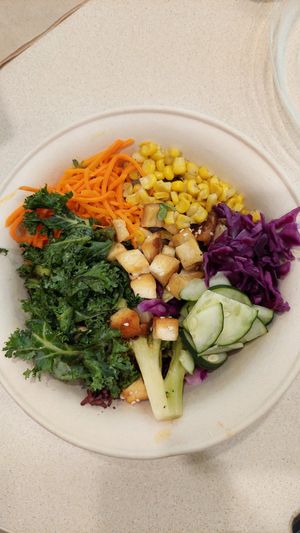 Tofu bowl at BIBIBOP in Washington