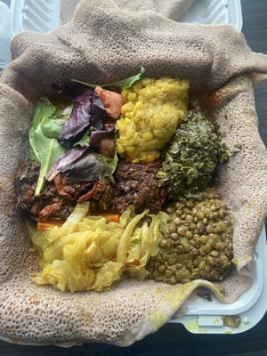 Special veggie combo  at Chercher in Washington