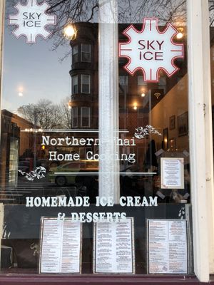 SkyIce front window at SkyIce in Brooklyn