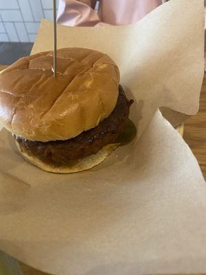 Burger at Friend of Mine  in Bridge Of Allan