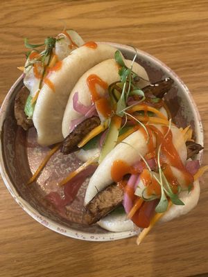 Smoked tofu bao at Friend of Mine  in Bridge Of Allan